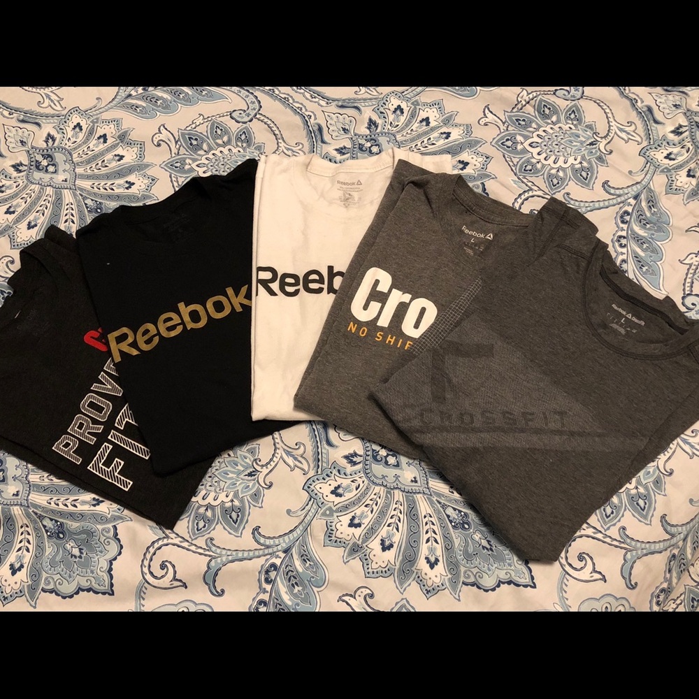 Men’s Large Reebok Crossfit T-Shirts bundle.
